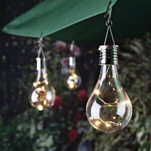 Lot of 20 Bulbs Solar Rotatable Outdoor Garden Camping Hanging LED Light…